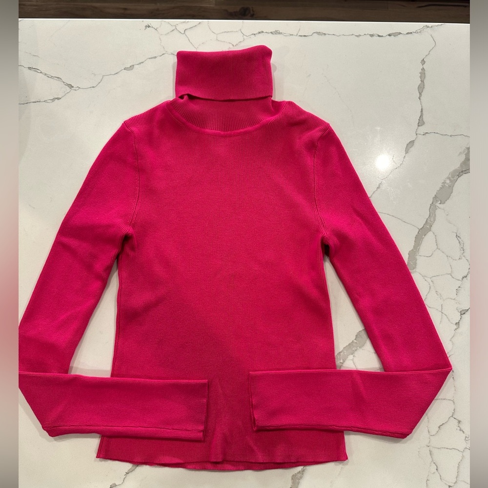 Zara hot pink turtle neck